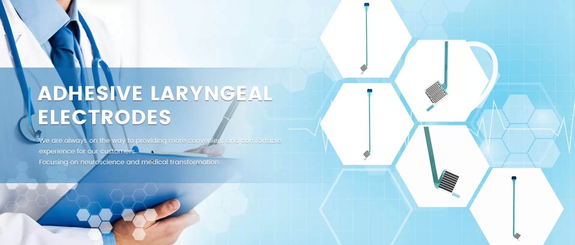 Adhesive Laryngeal Electrodes